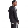 ג'קט ומעיל אדידס לגברים Adidas Essentials Fleece 3-Stripes FZ Hoodie - שחור/לבן