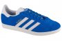 נעלי סניקרס אדידס לגברים Adidas Originals Gazelle - כחול/לבן