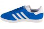 נעלי סניקרס אדידס לגברים Adidas Originals Gazelle - כחול/לבן