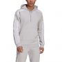 סווטשירט אדידס לגברים Adidas Performance Squadra 21 Hoodie - אפור/לבן
