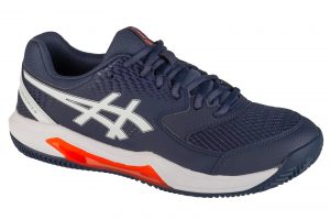 נעלי טניס אסיקס לגברים Asics  Gel-Dedicate 8  - כחול/אדום/לבן