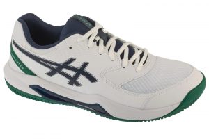 נעלי טניס אסיקס לגברים Asics  Gel-Dedicate 8  - לבן/ירוק