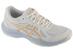 נעלי אימון אסיקס לנשים Asics  Upcourt 6  - לבן/זהב