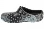 נעליים שטוחות קרוקס לגברים Crocs  Bistro Graphic Clog  - שחור/לבן/אפור
