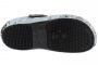 נעליים שטוחות קרוקס לגברים Crocs  Bistro Graphic Clog  - שחור/לבן/אפור