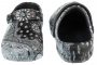 נעליים שטוחות קרוקס לגברים Crocs  Bistro Graphic Clog  - שחור/לבן/אפור