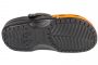 נעליים שטוחות קרוקס לגברים Crocs Classic Flames Clog - שחור/כתום