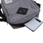 תיק Herschel לגברים Herschel  Heritage Crossbody - אפור/שחור