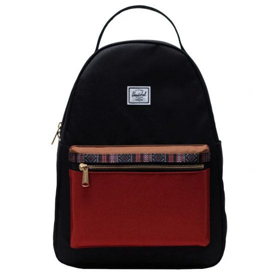 תיק Herschel לנשים Herschel  Nova Mid  - שחור/אדום