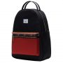 תיק Herschel לנשים Herschel  Nova Mid  - שחור/אדום