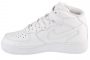 נעלי סניקרס נייק לנשים Nike Air Force 1 '07 Mid - לבן