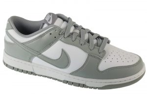 נעלי סניקרס נייק לגברים Nike Dunk Low Retro - לבן/אפור