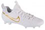 נעלי אימון נייק לגברים Nike Huarache 9 Varsity Lax - לבן/זהב