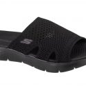 כפכפי סקצ'רס לנשים Skechers  Go Walk Flex Sandal - Elation - שחור מלא