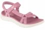סנדלים סקצ'רס לנשים Skechers  Go Walk Flex Sandal - Sublime - ורוד