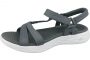 סנדלים סקצ'רס לנשים Skechers  On the GO 600 - Brilliancy - אפור כהה