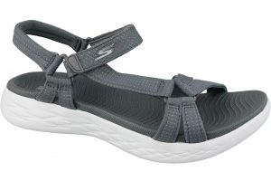 סנדלים סקצ'רס לנשים Skechers  On the GO 600 - Brilliancy - אפור כהה