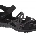 סנדלים סקצ'רס לנשים Skechers  Reggae Slim - Meadow Grazer - שחור