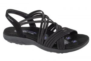 סנדלים סקצ'רס לנשים Skechers  Reggae Slim - Sunnyside - שחור