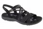 סנדלים סקצ'רס לנשים Skechers  Reggae Slim - Sunnyside - שחור