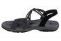 סנדלים סקצ'רס לנשים Skechers  Reggae Slim - Turn It Up - שחור