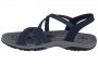 סנדלים סקצ'רס לנשים Skechers  Reggae Slim - Turn It Up - כחול כהה