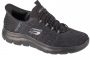 נעלי סניקרס סקצ'רס לגברים Skechers  Slip-Ins: Summits - Key Pace - אפור כהה/ שחור