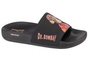 כפכפי סקצ'רס לגברים Skechers  Snoop Dogg Hyper Slide - Dr. Bombay - שחור/צבעוני