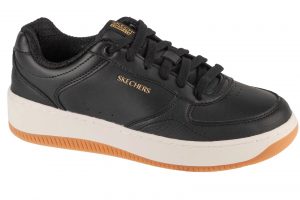 נעלי סניקרס סקצ'רס לנשים Skechers  Sport Court 2.0 - Core Essential - שחור/לבן