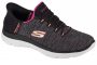 נעלי סניקרס סקצ'רס לנשים Skechers  Summits - Dazzling Haze  - אפור כהה/צבעוני