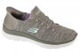 נעלי סניקרס סקצ'רס לנשים Skechers  Summits - Dazzling Haze  - אפור