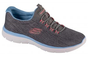 נעלי אימון סקצ'רס לנשים Skechers  Summits - Fun Flair - אפור