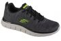 נעלי אימון סקצ'רס לגברים Skechers  Track - Front Runner - אפור/שחור