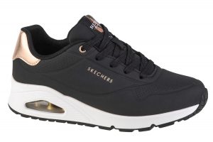 נעלי סניקרס סקצ'רס לנשים Skechers  Uno-Golden Air - שחור/ורוד/לבן