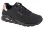 נעלי סניקרס סקצ'רס לנשים Skechers  Uno-Golden Air - שחור/ורוד