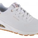 נעלי סניקרס סקצ'רס לנשים Skechers  Uno-Golden Air - לבן/זהב