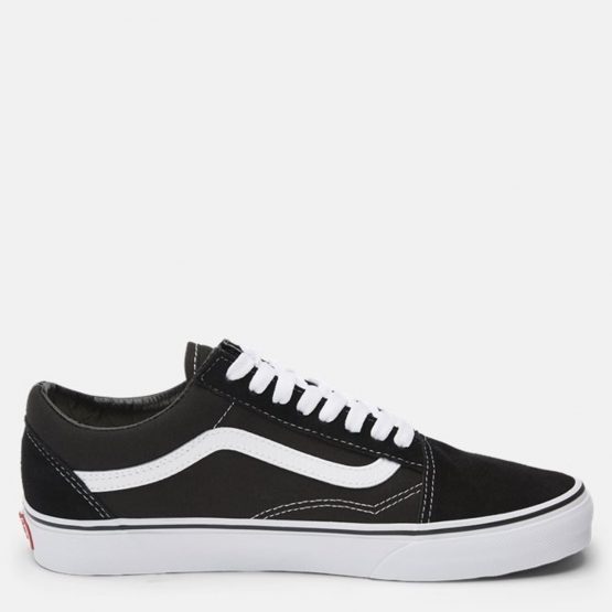 נעלי סניקרס ואנס לגברים Vans Old Skool - שחור/לבן