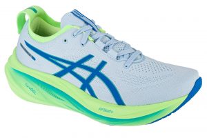 נעלי ריצה אסיקס לגברים Asics Gel-Nimbus 26 Lite-Show - לבן/כחול