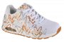 נעלי סניקרס סקצ'רס לנשים Skechers Uno-Metallic Love - לבן