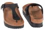 כפכפי בירקנשטוק לנשים Birkenstock Gizeh Platform Vegan - שחור