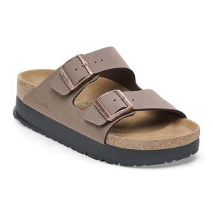 כפכפי בירקנשטוק לנשים Birkenstock Arizona Platform Flex - חום