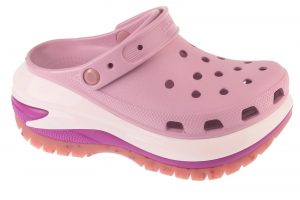 כפכפי קרוקס לנשים Crocs Classic Mega Crush Clog  - ורוד בהיר