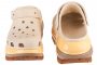 כפכפי קרוקס לנשים Crocs Classic Mega Crush Clog  - צהוב/חום