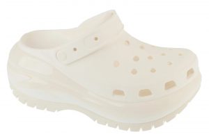 כפכפי קרוקס לנשים Crocs Classic Mega Crush Clog  - לבן