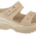 כפכפי קרוקס לנשים Crocs Classic Mega Crush - בז' מלא