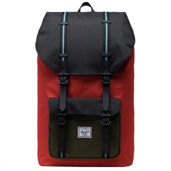 תיק Herschel לגברים Herschel Little America - אדום שחור