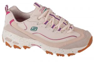 נעלי סניקרס סקצ'רס לנשים Skechers  D'Lites - Bold Views  - בז'