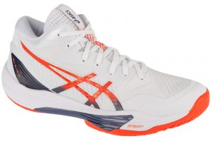 כדור רשת אסיקס לגברים Asics Sky Elite FF MT 3 - לבן/כתום