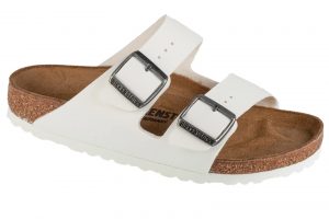 כפכפי בירקנשטוק לגברים Birkenstock Arizona BF - לבן