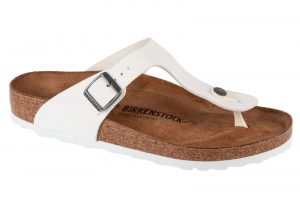 כפכפי בירקנשטוק לנשים Birkenstock Gizeh BF - לבן